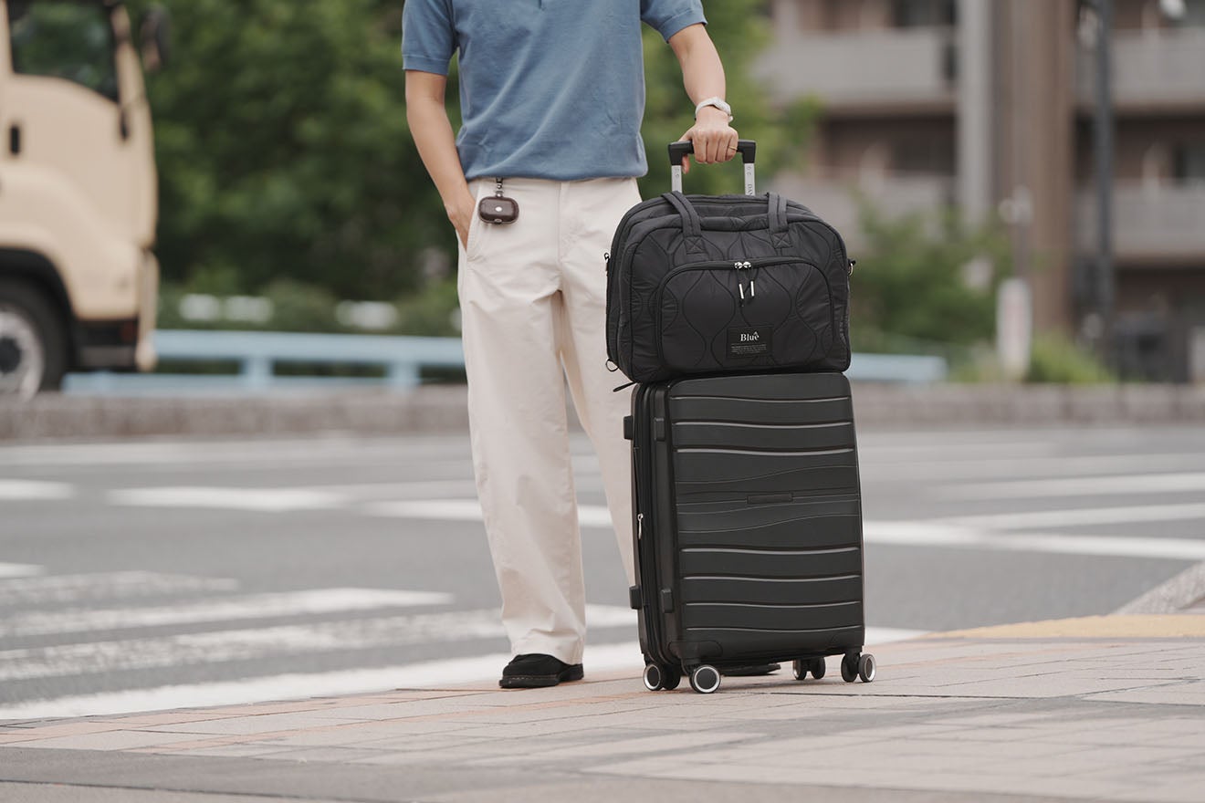 航空会社CA監修「スーツケース構造の旅行バッグ」第二弾。容量拡張