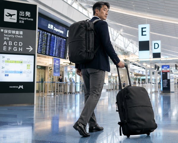 背負えて、引ける。外付けポンプ不要、ボタンひとつで自動圧縮！CANZ