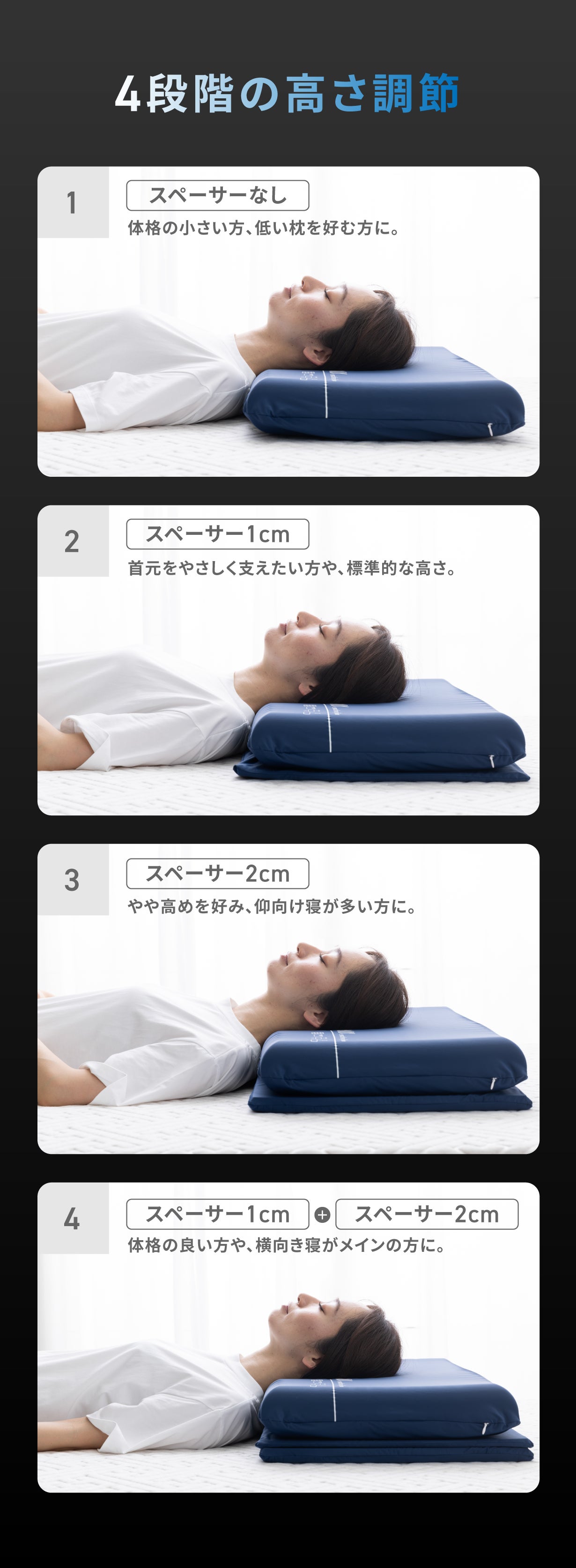 エムリリー最新作【210個が独立して動く】寝返るたび頭にフィットする