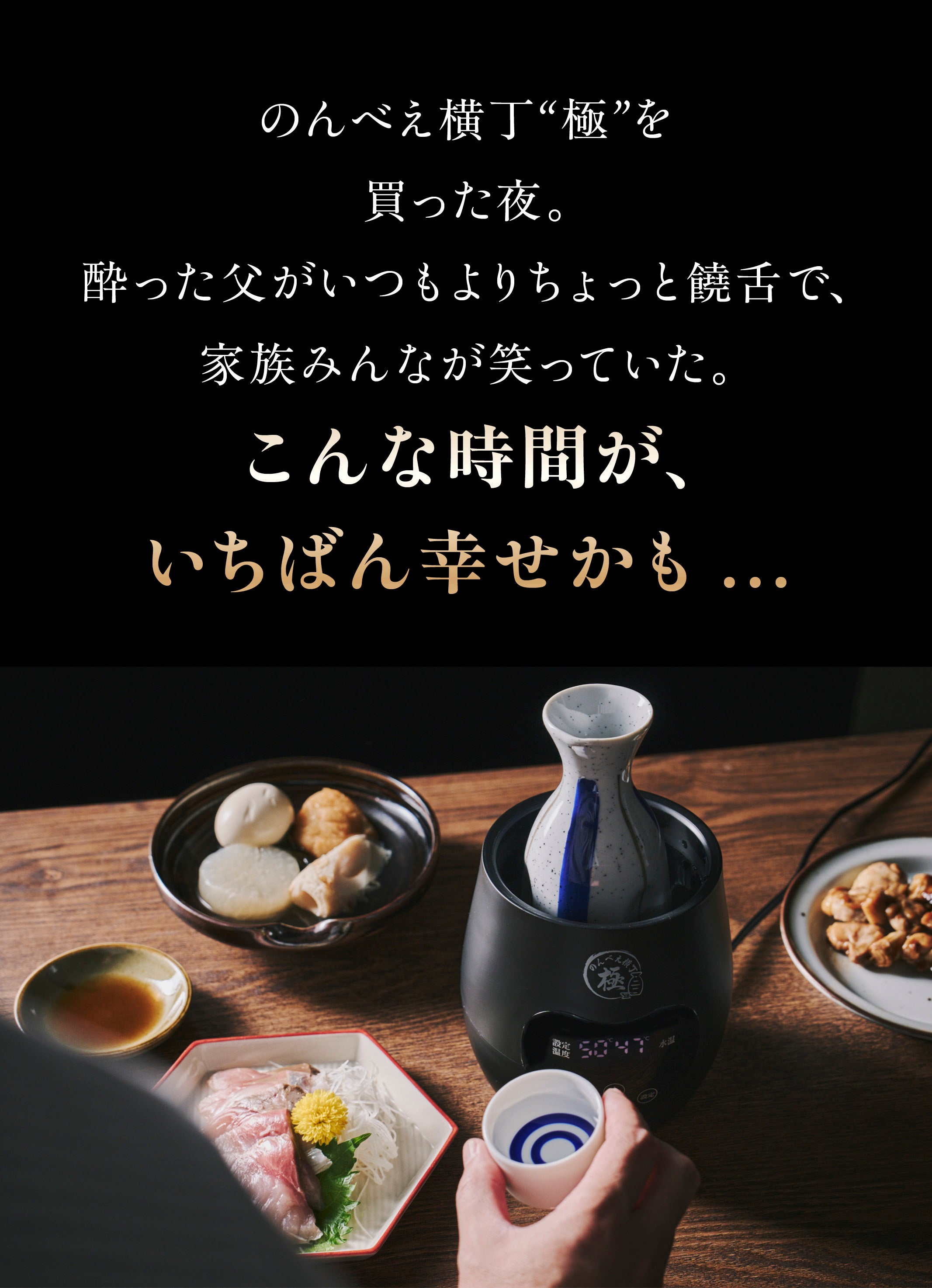 熱燗は“温め方”で変わる。湯煎で日本酒の旨みを引き出す電気酒燗器｜の