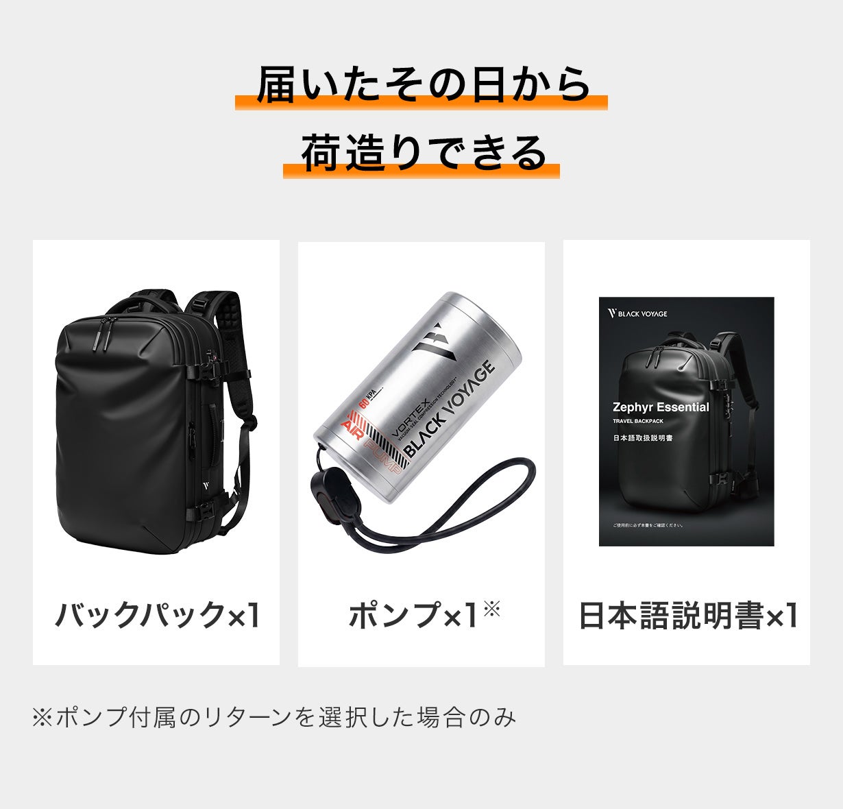 大容量なのにコンパクト】最大57%圧縮・容量60L・IPX8防水トラベル