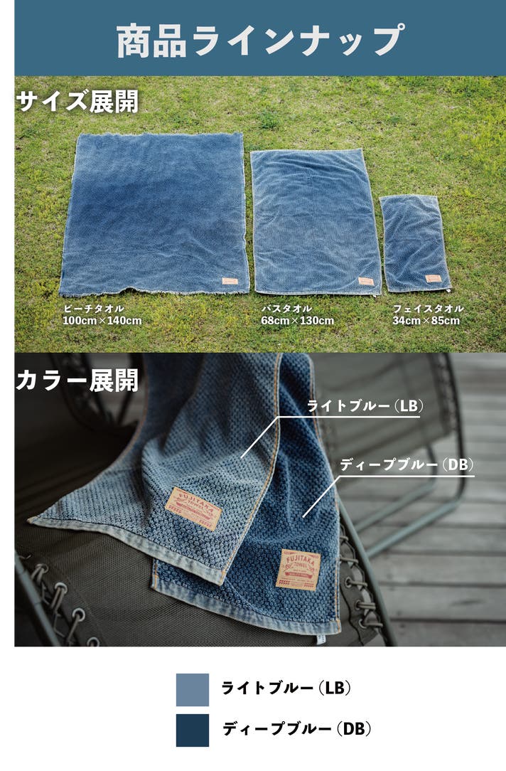 今治のタオル屋×岡山のデニム加工】本気でつくったデニムのタオル