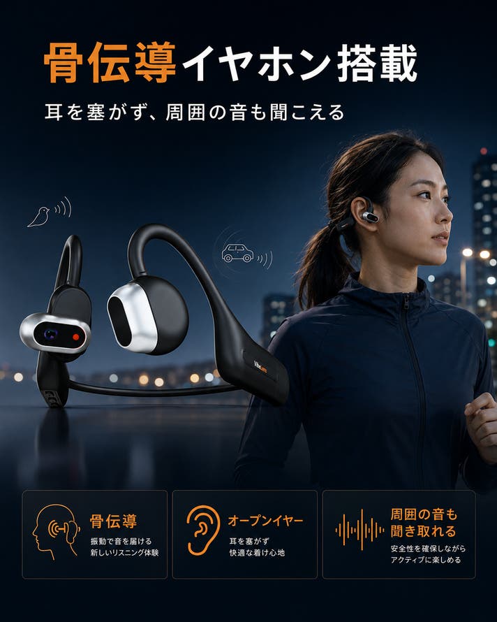 見たままの世界を、耳で聴きながら記録する！次世代スマート