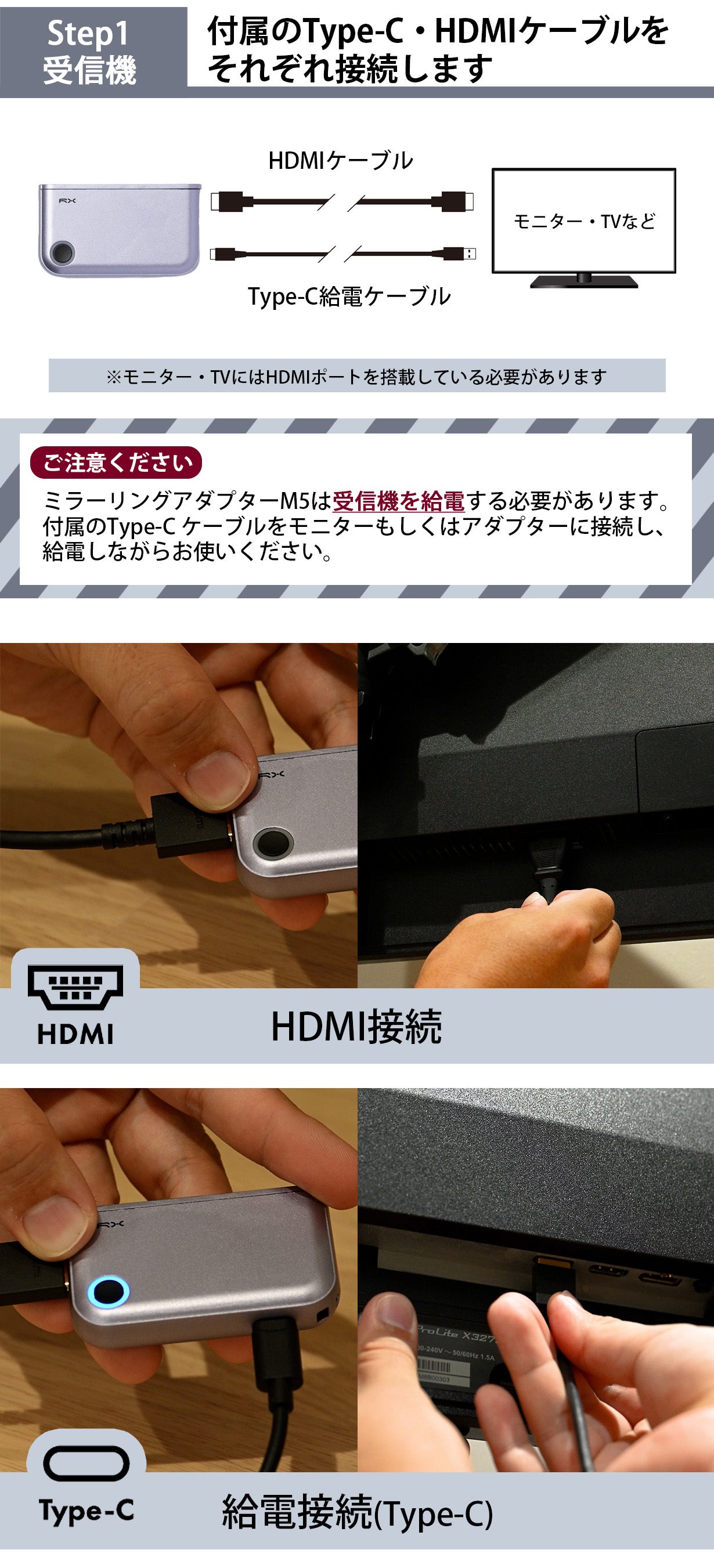 挿すだけで大画面に簡単ミラーリング！Wi-Fi・設定不要のミニ