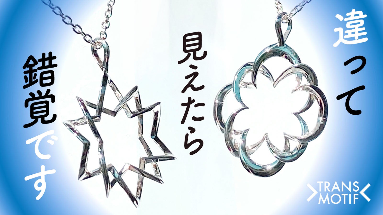 錯覚体験が楽しい！新発想トランスモティーフ＜秋の新作＞変身シルバー