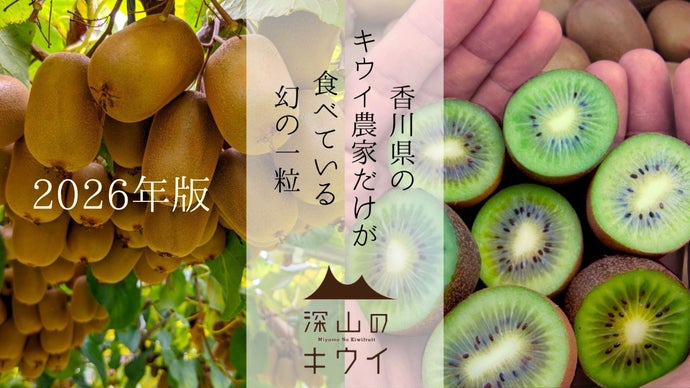 極わずかしか採れないまぼろしのキウイ！手で割れる「さぬきキウイっこ