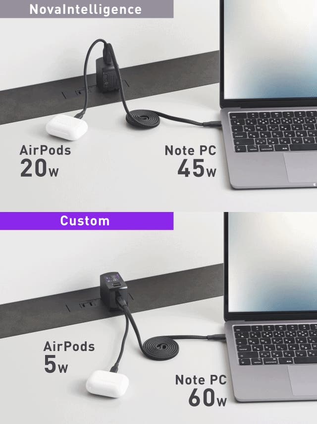 日本でつくる。】充電を自分好みに変える65W充電器 NovaPort3