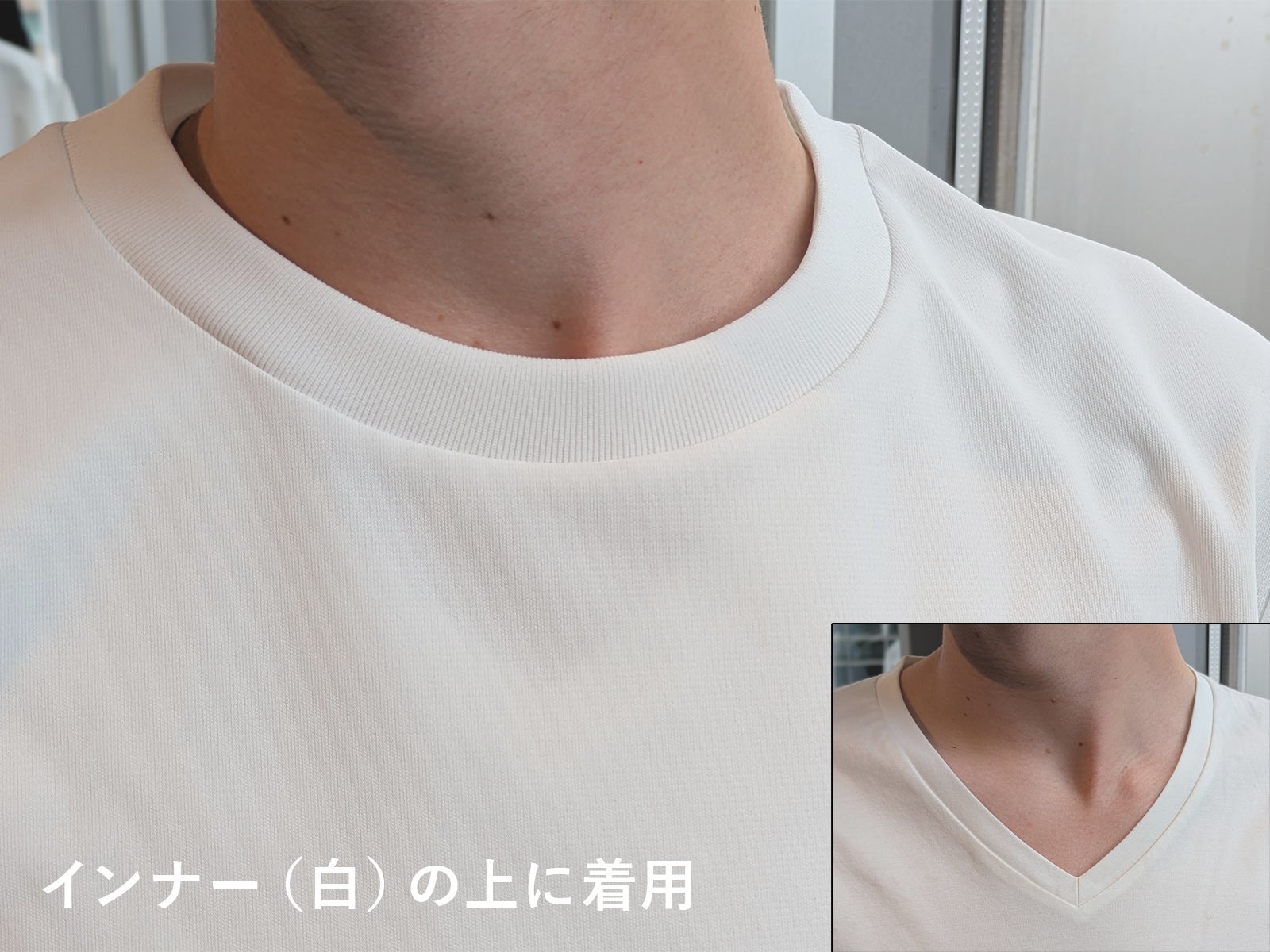 K-3B｜石川の繊維技術から生まれた、和紙を一年中着る長袖Tシャツ
