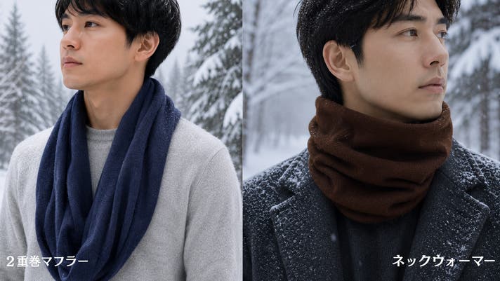 100%カシミヤ】鼻まで覆えるハイカットネックウォーマー&2重巻き 100%カシミヤ】鼻まで覆えるハイカットネックウォーマー&2重巻き
