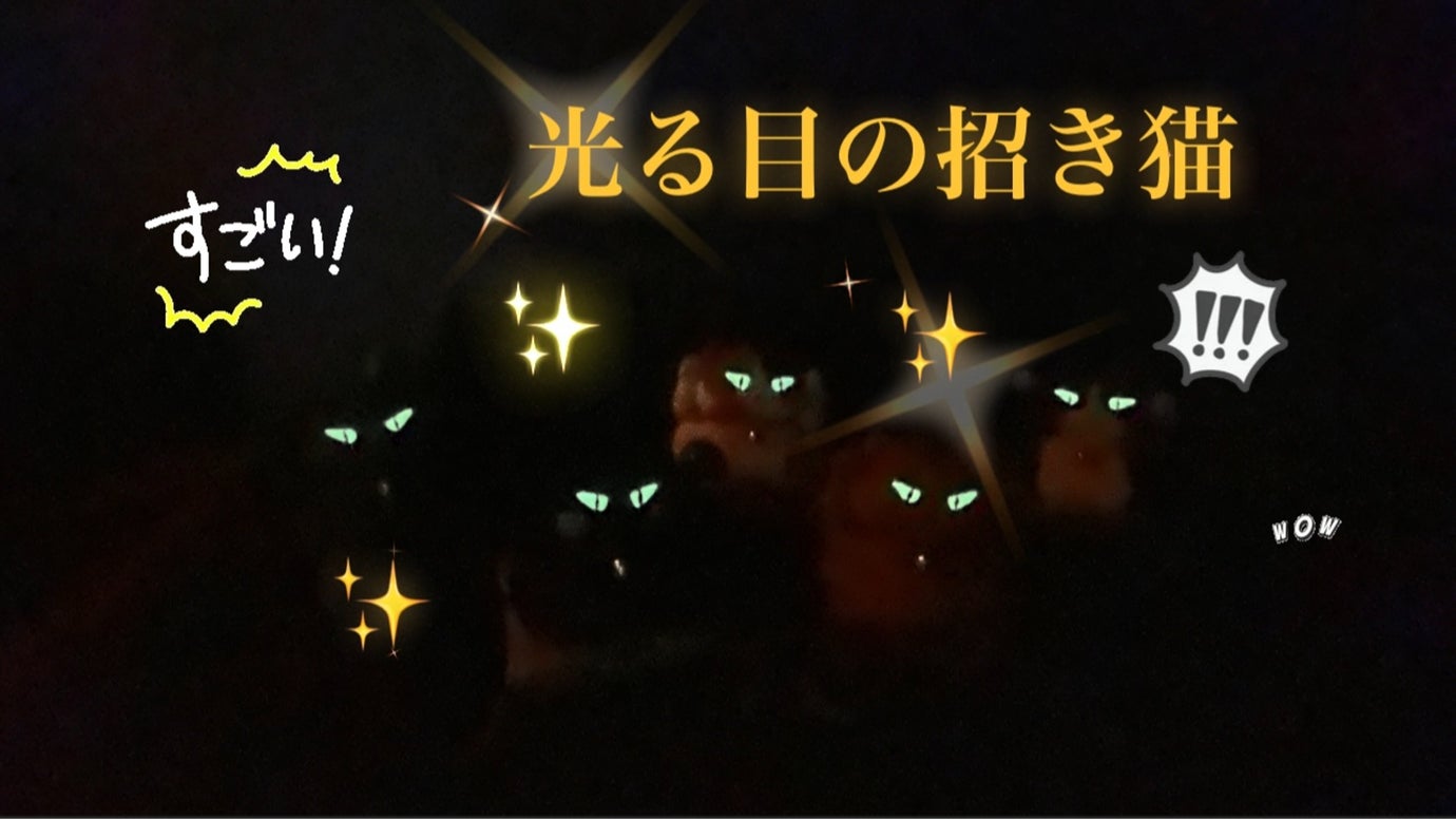 桑名鋳物の中子屋さん（職人）が新しい挑戦をして作った置物　≪光る目の招き猫≫