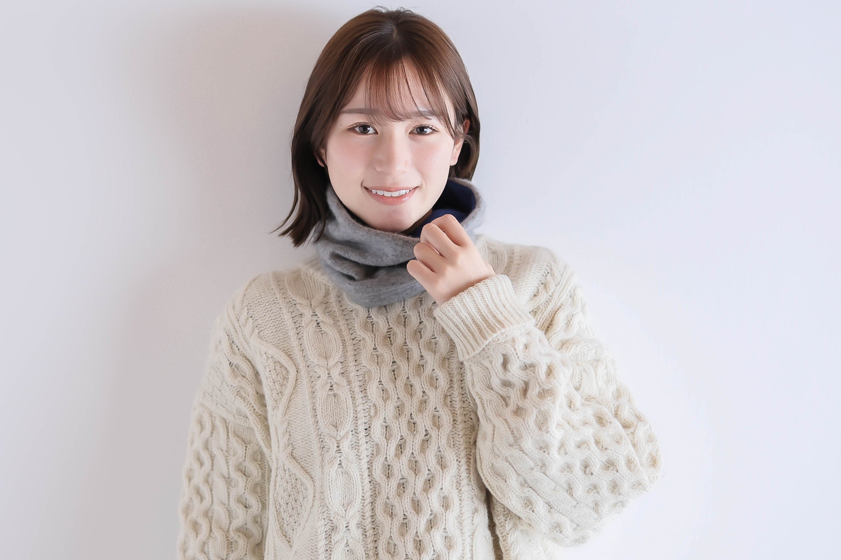 冬のカシミヤを首・腕・足元へ。 カシミヤネックウォーマー