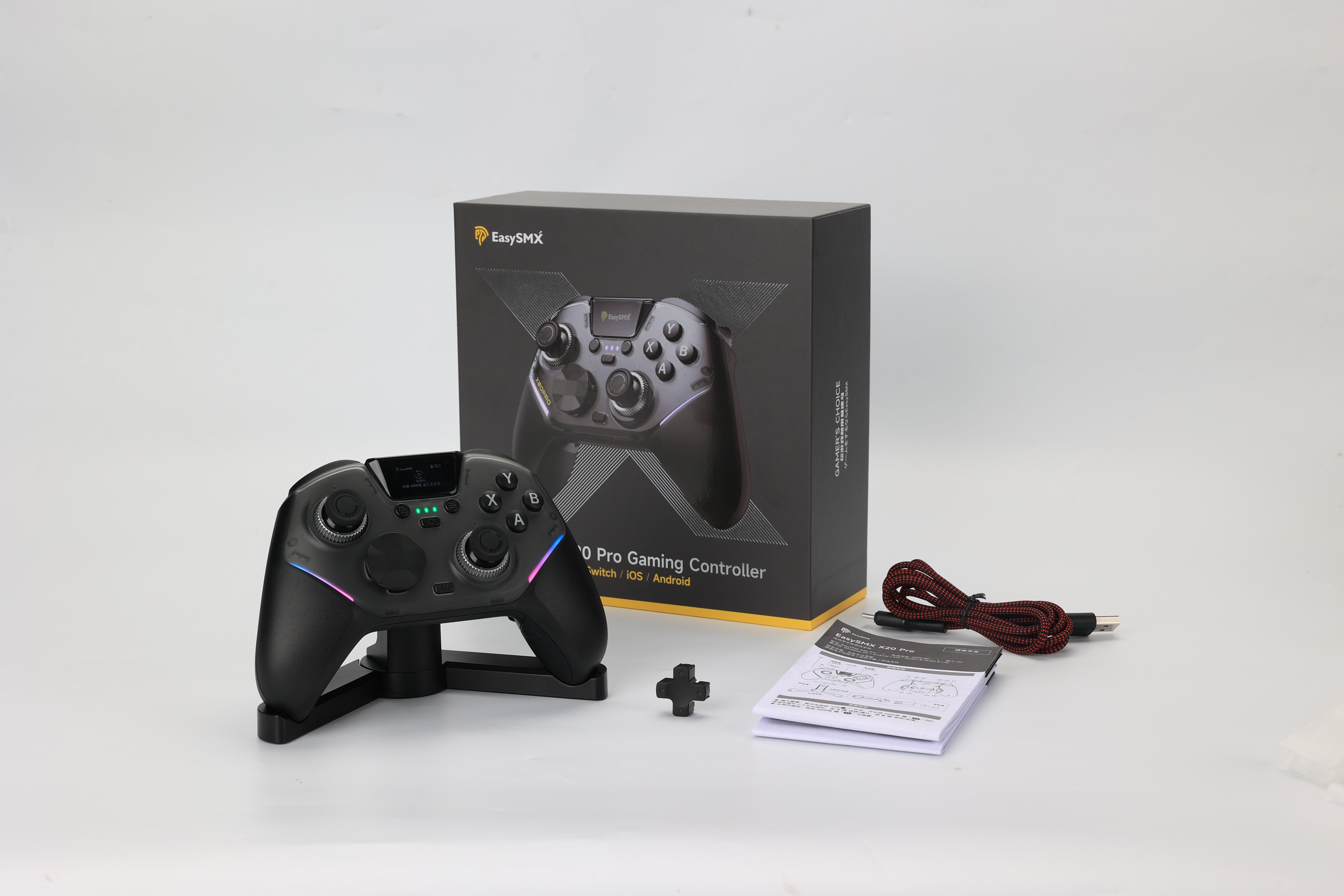 EasySMX 多機種対応ワイヤレスゲーミングコントローラー X20Pro
