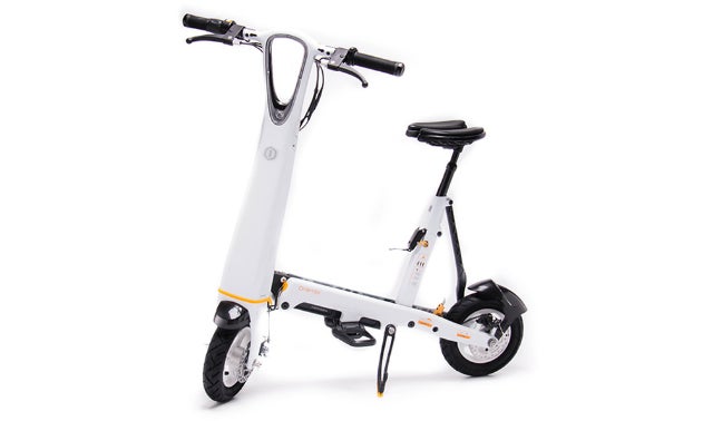 通勤・通学、お買い物に！折りたたみ式電動バイク onemile