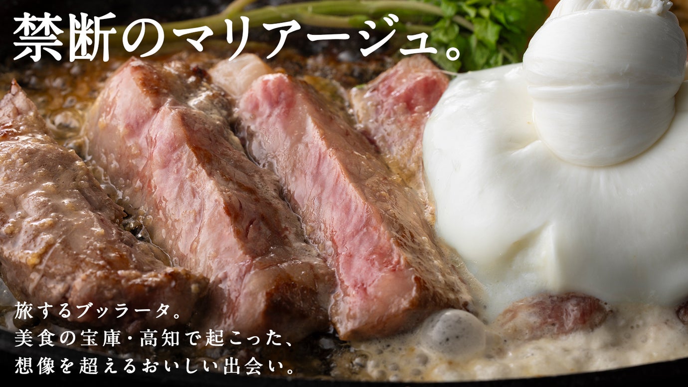 高知の希少な逸品とフレッシュチーズ&ldquo;十勝ブッラータ&rdquo;が織り成すカツテナイオイシサ