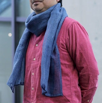 あったかな幸せに包まれるヘンプ100ストール~伝統のからみ織りLOHARTH