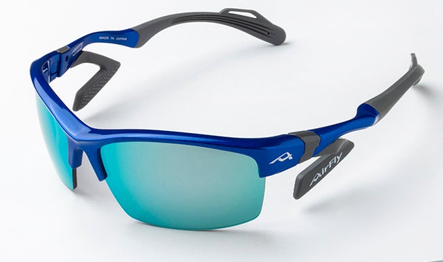 エアフライ Airfly スポーツサングラス　未使用 眼鏡の聖地・鯖江から 世界初！？鼻パッドのないスポーツサングラス