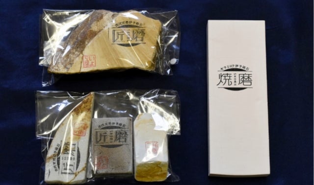 愛媛砥部の砥石は地球生まれ、陶石の採掘業者だからできた焼成砥石「焼