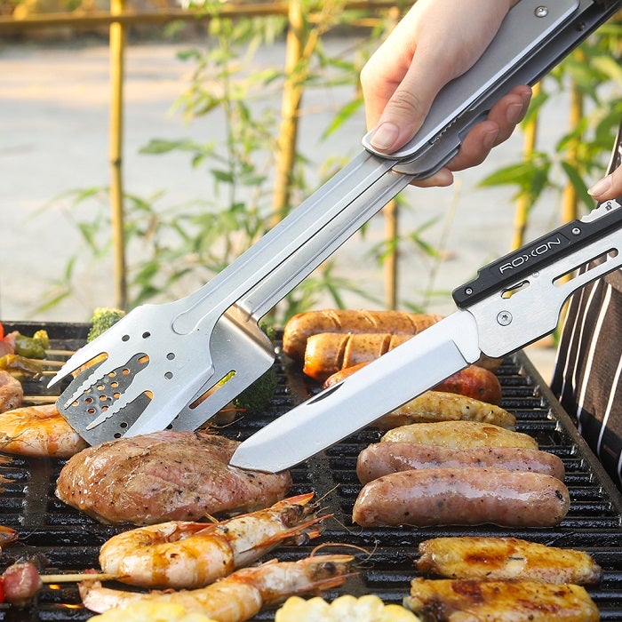 ❤プロが厳選した拘りのアウトドア・BBQ調理器ハイグレード18点フルセット♪❤ 炭の下は盲点でした（笑）上下同時調理でしっぽりBBQを格上げ｜雑誌