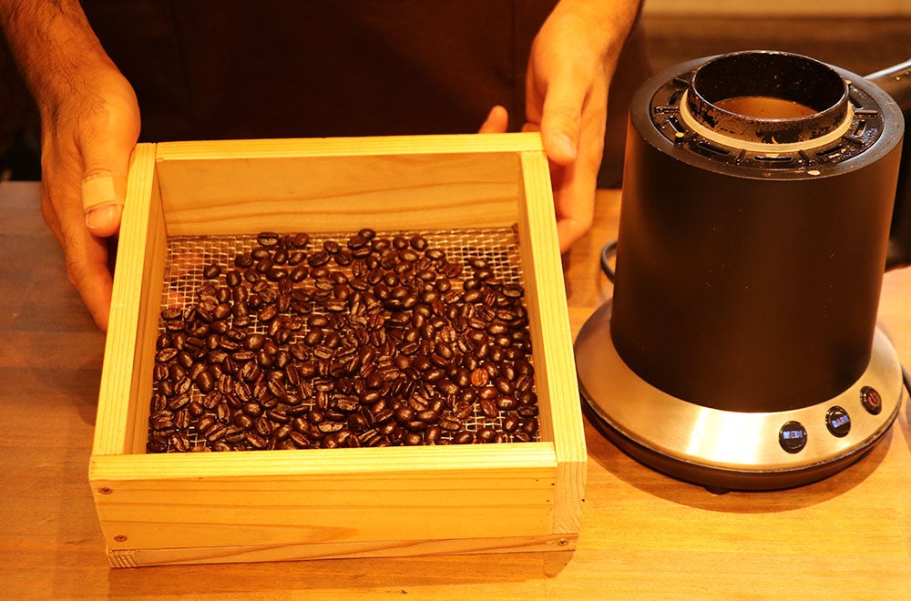 LITHON ホームコーヒーロースター（DARK／MEDI対応） 生産終了 大人気 完売品】LITHON ライソン 自宅で簡単に焙煎