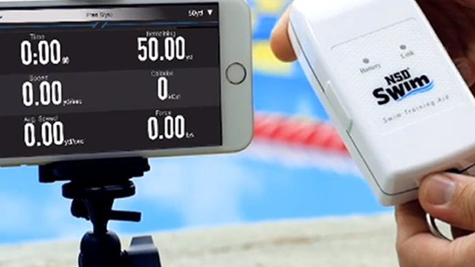 泳いだ距離やタイムを即座にアプリで表示、新しい水泳トレーニング器具NSDSwim
