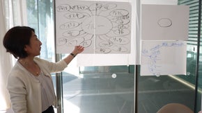 「デカふせん」～ガラスや壁にも貼れるA2サイズの付箋～