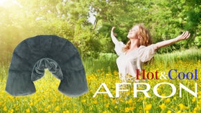 からだの芯から気持ちいい。Hot&Coolふんわり肩まくら『AFRON』