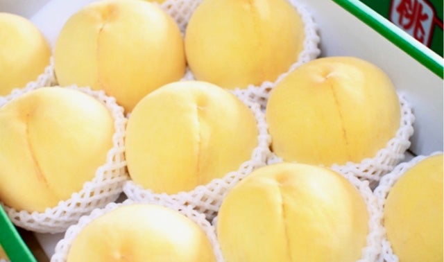 ひと夏の恋より甘い口どけを。希少品種のゴールデンピーチで、年に一度