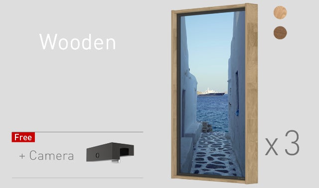 世界の風景で彩りを。窓型スマートディスプレイ「Atmoph Window