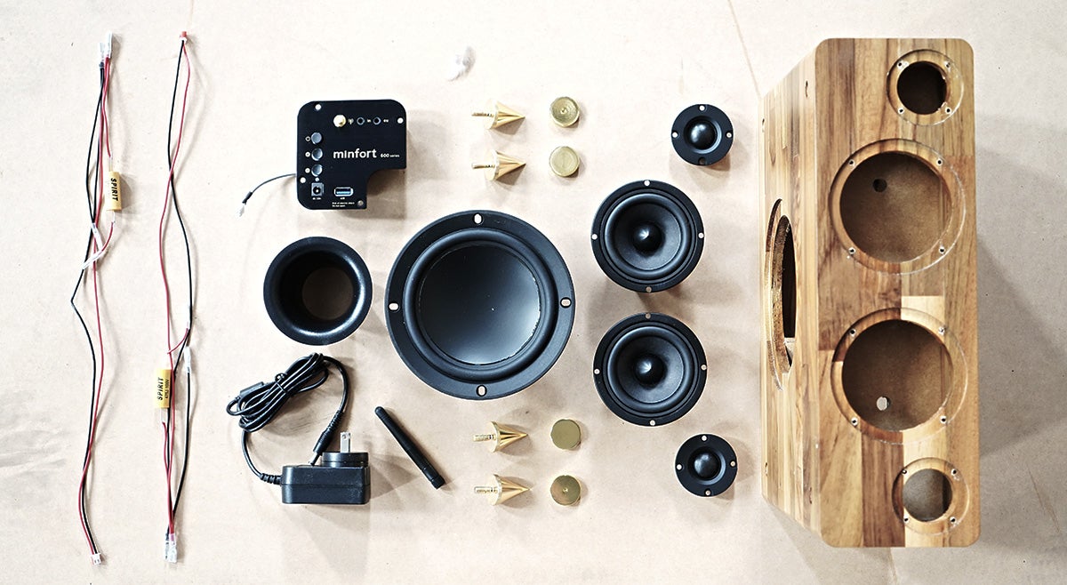 木製スピーカー　ワイヤレス　MINFORT MIN660 Bluetooth 心に刻むサウンド。 台湾職人が創る、世界に一つだけの木の