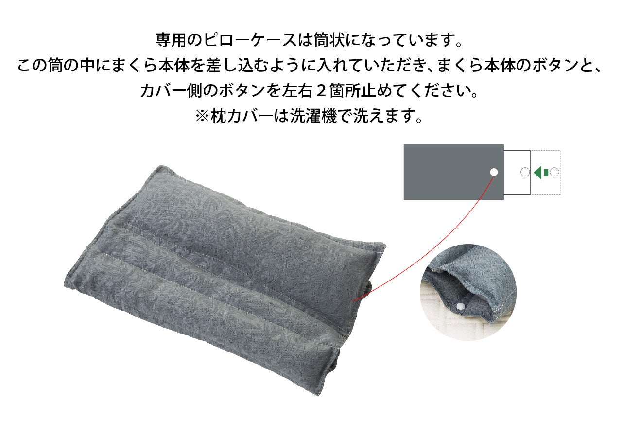 3秒で高さ調節が可能な枕が登場。手軽に調節できるグースリー7フィット