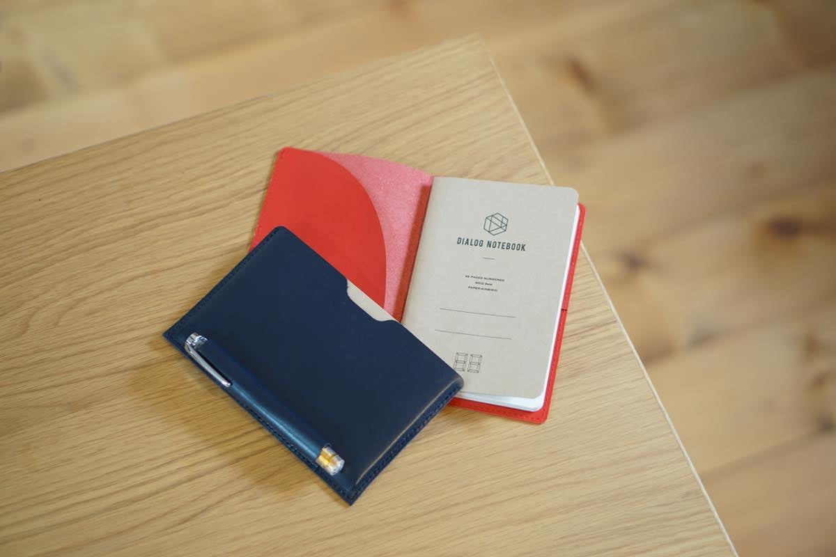 ダイアログノート　カバー、ノートセット Unboxing video] I bought a DN leather notebook cover and a