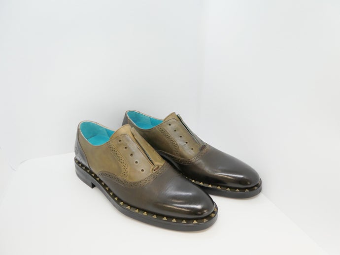 未使用級【CAGIANA】風花/レザーシューズ/Vibram/高級/定価約13万 未使用級【CAGIANA】風花/レザーシューズ/Vibram/高級/定価約13万 未