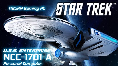 光と音で奏でる圧倒的な外見と性能。スター・トレック PC 
