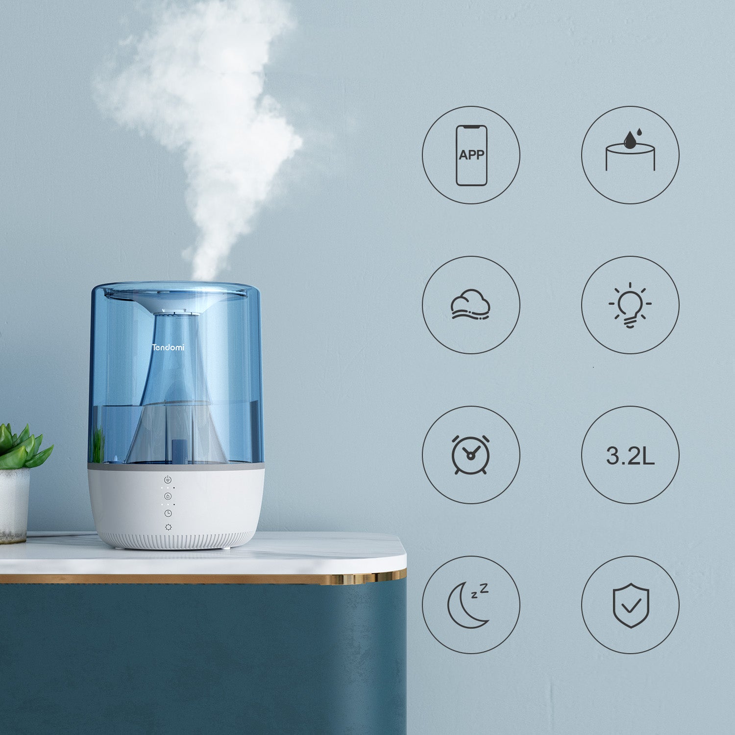 空気清浄機と加湿器 加湿器 気化式加湿器 大容量 4L 最大18畳対応 4重除菌 上部給水 加湿機