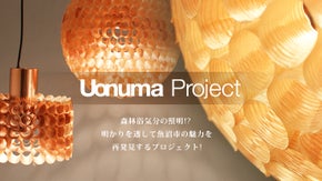 森林浴気分の照明！?明かりを透して魚沼市の資源と魅力を再発見するプロジェクト！