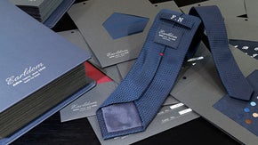 手縫いかつ日本産。糸から拘ったオーダーネクタイ