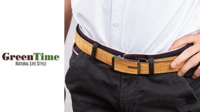 イタリア発エコロジーブランド&rdquo;GreenTime&rdquo;の最新作　木製ベルト