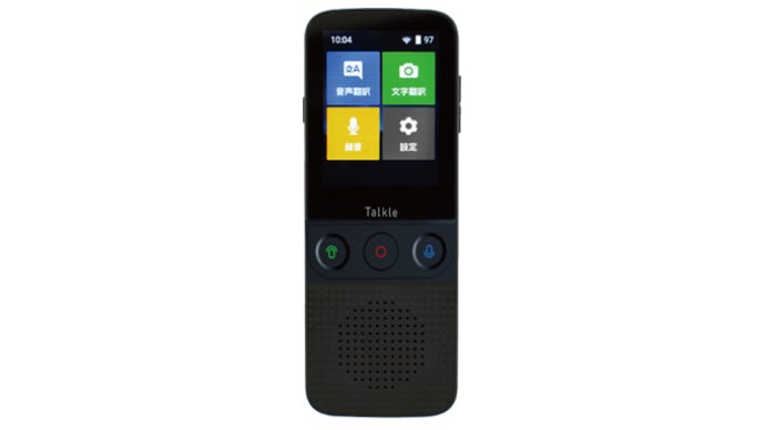 写真の文字翻訳機能搭載！78言語対応の次世代翻訳機 Talkle（トークル