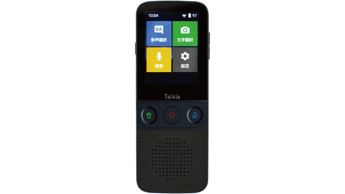 写真の文字翻訳機能搭載！78言語対応の次世代翻訳機 Talkle（トークル