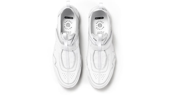 grounds mikiosaka ground ホワイトスニーカー 27.5 MOOPIE NAZCA