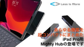 最新iPad Proのために作られたスタイリッシュな６in１USB-Cハブ