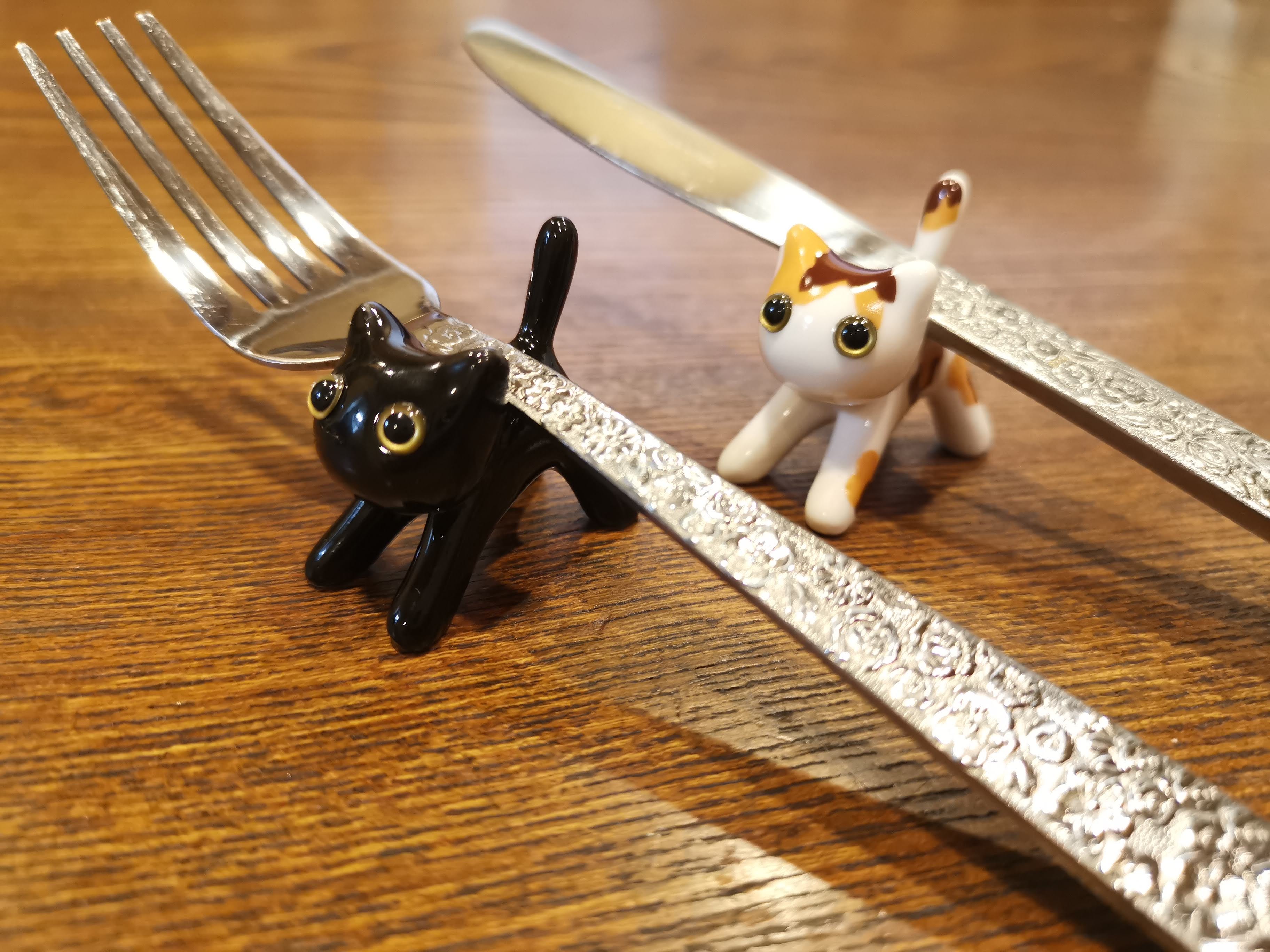食卓に彩りを～猫箸置き～】愛猫家も大満足7匹の猫ちゃんが食卓を