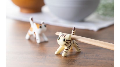 オリジナル 猫ちゃん❤️‼️お箸起 2個セット❤️‼️ つながる箸置 - ネコ - 2ヶ入｜錫製雑貨・酒器の通販は能作オンライン
