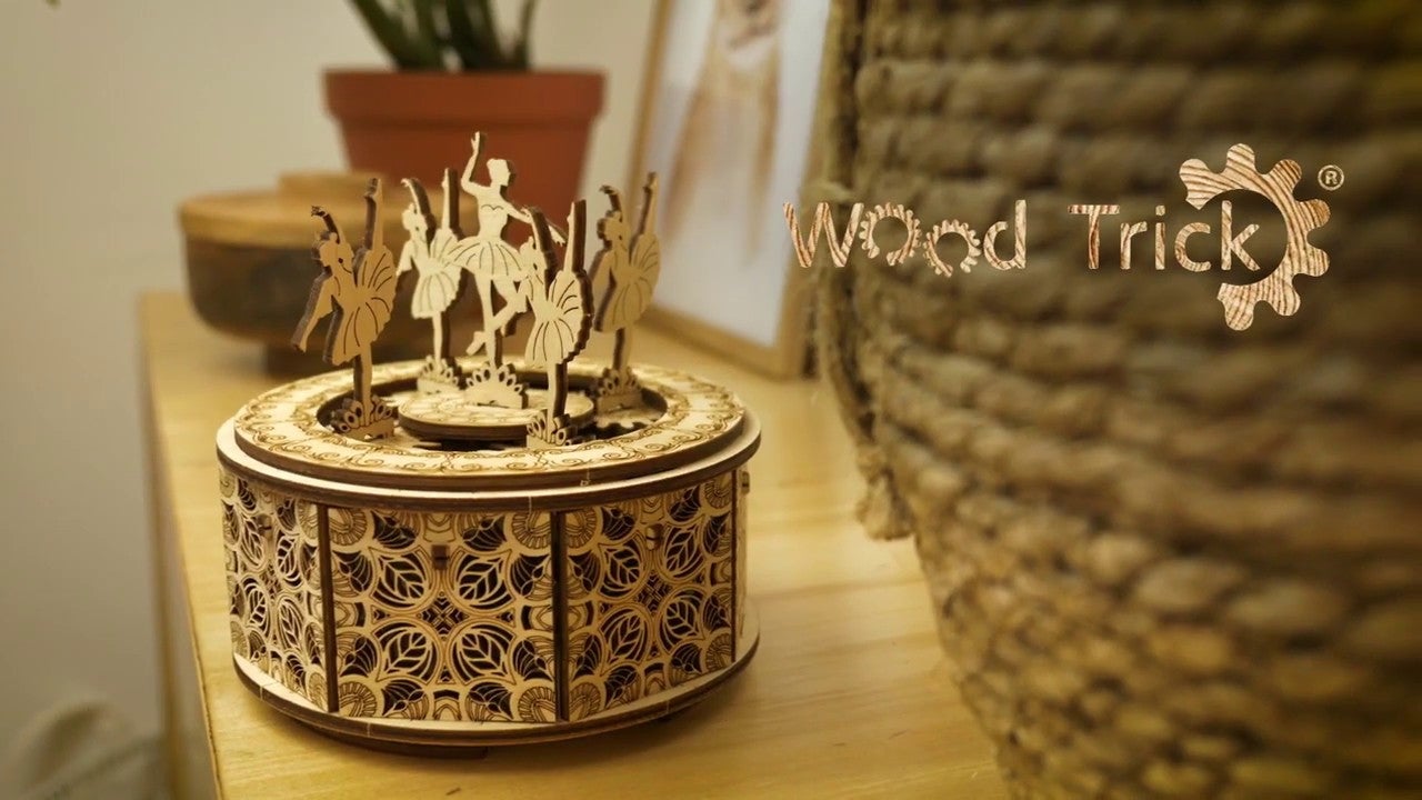 完成美に酔いしれる。大人の為の精巧で美しい木製3Dパズル【Wood Trick