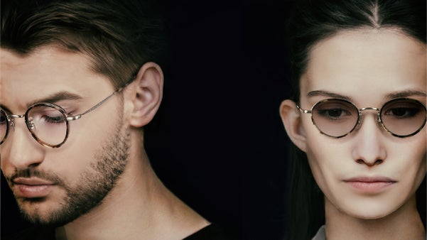 日本の鯖江市で手作りした、品質の高いセルロイドメガネ「X Alpha」