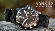 本格ミリタリー！タクティカルウォッチSANS-13をアウトドアの頼れる相棒に。