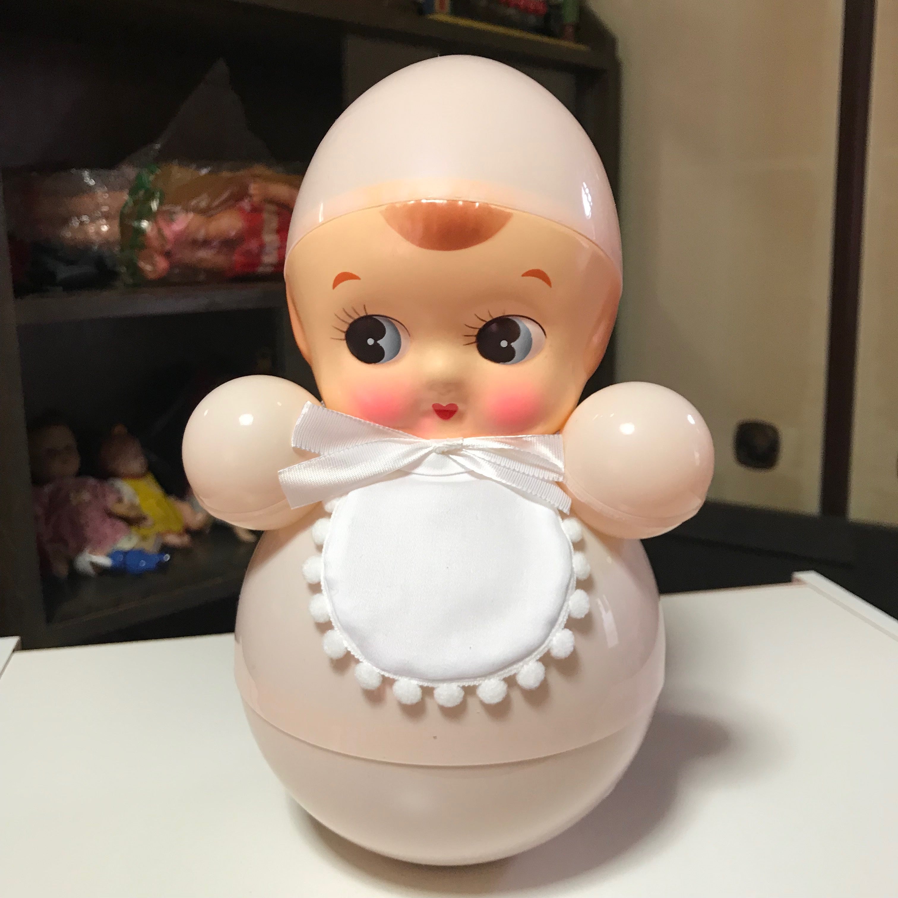 起き上がりこぼし」を昭和レトロな当時のかわいいデザインで復刻製造
