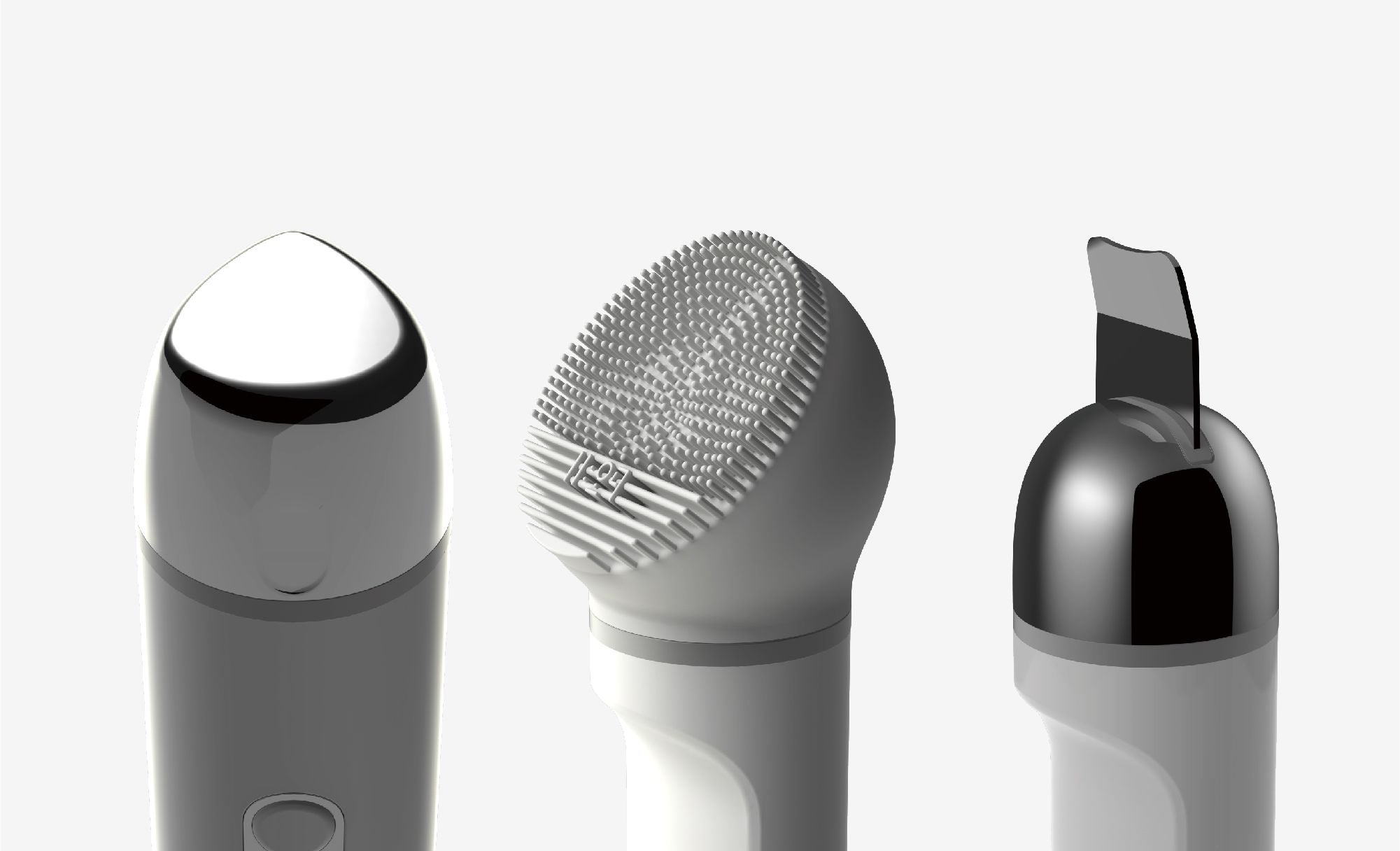 マルチソニック 美顔器 シルバー 4つの機能を一つに搭載した4in1マルチガルバニック美顔器｜マクアケ