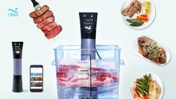 肉も野菜もデザートも。最新機能でもっと便利な低温調理器NiseWave