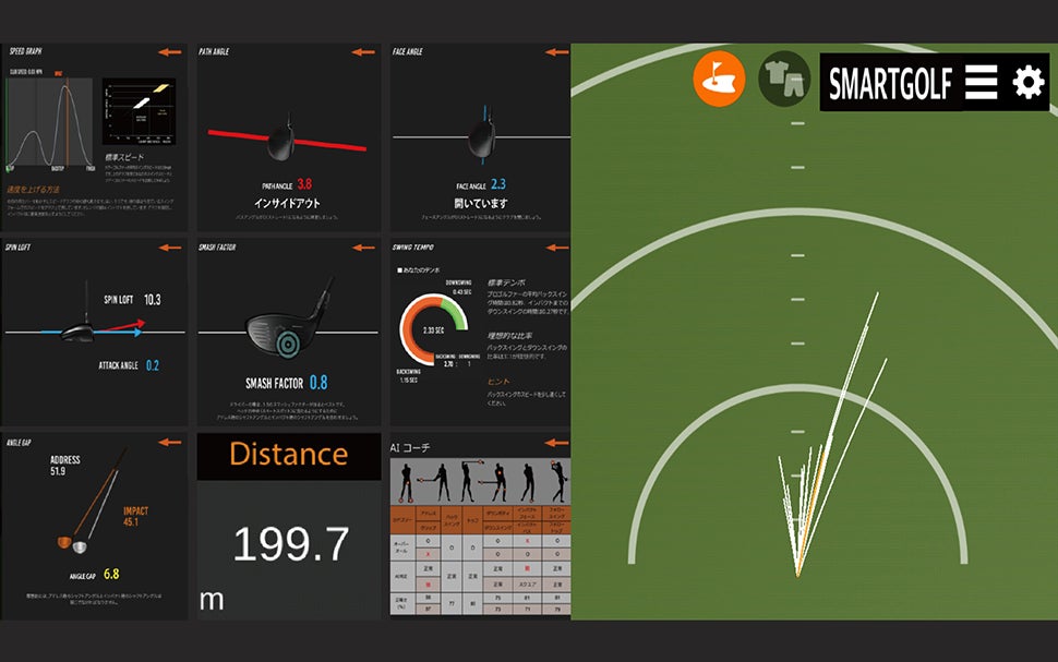 Makuake｜クリニックレベルの分析機能を備えた、AIベースのゴルフ